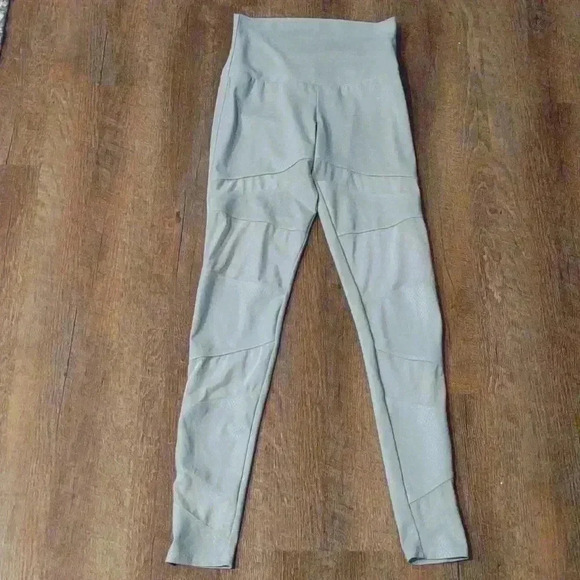 Onzie high waisted yoga leggings gray‎ size M/L - Picture 1 of 6